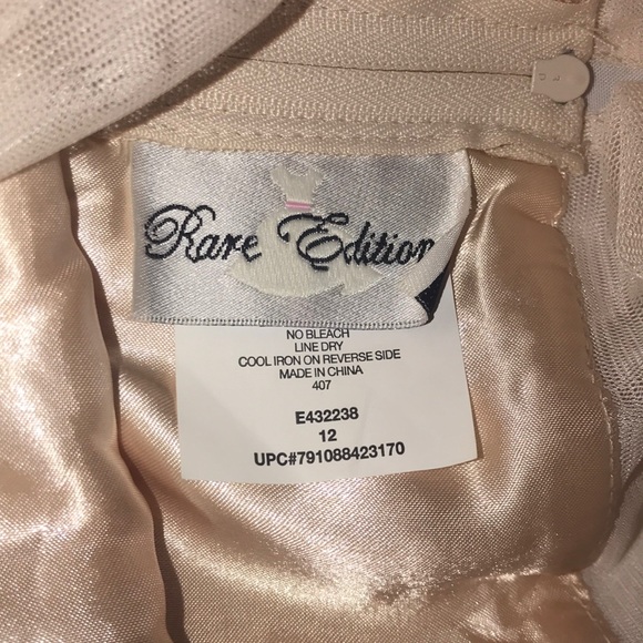 Rare Edition Girls Pale Pink Lace Dress Size 12 - Picture 2 of 4